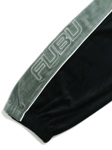 画像5: 【送料無料】FUBU VELOR TRACK PANTS BLACK (5)