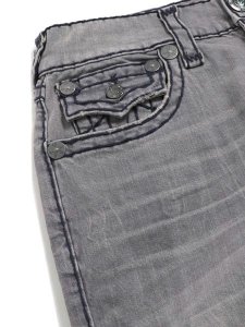 画像3: 【送料無料】TRUE RELIGION ROCCO SUPER T FLAP LA SELLE ST GREY WASH  (3)