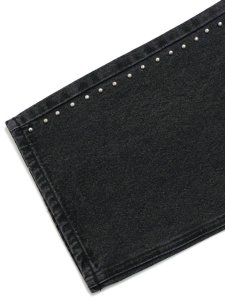 画像6: 【送料無料】FUBU STUDS DENIM PANTS BLACK (6)