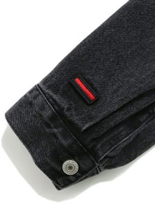画像8: 【送料無料】FUBU STUDS DENIM JACKET BLACK (8)