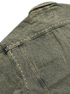 画像5: 【送料無料】FUBU STUDS DENIM JACKET BROWN (5)