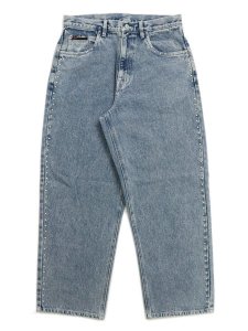画像1: 【送料無料】FUBU STUDS DENIM PANTS L.BLUE (1)