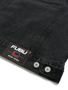 画像6: 【送料無料】FUBU STUDS DENIM JACKET BLACK (6)