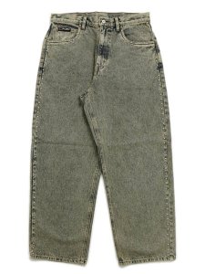 画像1: 【送料無料】FUBU STUDS DENIM PANTS BROWN (1)