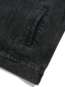 画像4: 【送料無料】FUBU STUDS DENIM JACKET BLACK (4)