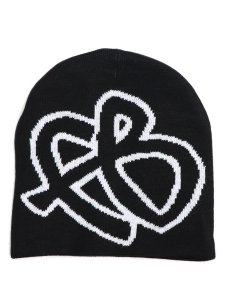 画像1: FUBU FB BEANIE BLACK/WHITE (1)