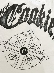 画像4: COOKIES CLOTHING WORLD ON FIRE LS KNIT TOP NATURAL (4)