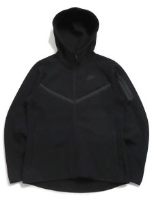 画像1: 【送料無料】NIKE WMNS NSW TECH FLEECE WR FZ HDY 2-BLACK (1)