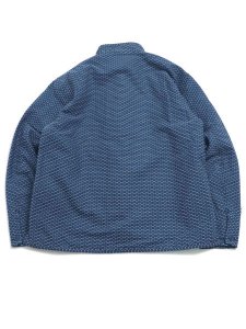 画像2: 【SALE】【送料無料】SCHOTT SASHIKO CHINA JACKET BLUE (2)