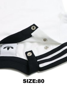 画像7: 【KIDS】ADIDAS KIDS DENIM L/S TEE SET-WHITE/BLACK (7)