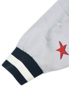 画像9: 【送料無料】ADIDAS WMNS BASEBALL SWEATSHIRT-GREY TWO/CLOUD W (9)