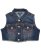 画像1: 【送料無料】TRUE RELIGION W CROPPED SUPER T DENIM VEST TWILIGHT TEAL (1)
