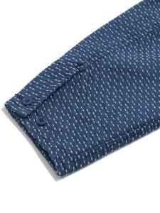 画像6: 【SALE】【送料無料】SCHOTT SASHIKO CHINA JACKET BLUE (6)