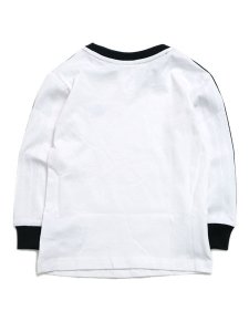 画像3: 【KIDS】ADIDAS KIDS DENIM L/S TEE SET-WHITE/BLACK (3)
