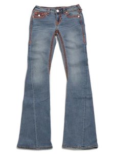 画像2: 【送料無料】TRUE RELIGION W JOEY LR SUPER QT FLAP FLARE PEAK SPOT (2)