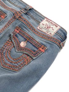画像5: 【送料無料】TRUE RELIGION W JOEY LR SUPER QT FLAP FLARE PEAK SPOT (5)