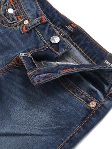 画像4: 【送料無料】TRUE RELIGION W BILLIE LR SUPER T STR TWILIGHT TEAL (4)