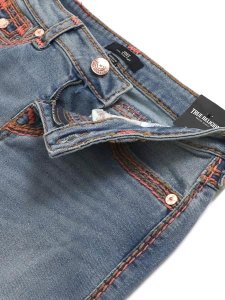 画像4: 【送料無料】TRUE RELIGION W JOEY LR SUPER QT FLAP FLARE PEAK SPOT (4)