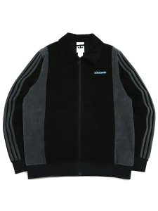 画像1: 【送料無料】ADIDAS PRO TRACK TOP-BLACK (1)