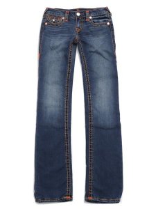 画像2: 【送料無料】TRUE RELIGION W BILLIE LR SUPER T STR TWILIGHT TEAL (2)