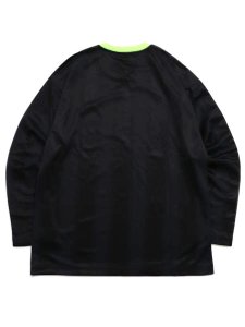 画像2: ADIDAS JACQ JERSEY LS-BLACK/SIGNAL GREEN (2)