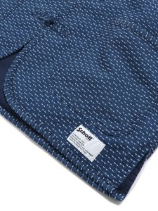 画像4: 【SALE】【送料無料】SCHOTT SASHIKO CHINA JACKET BLUE (4)
