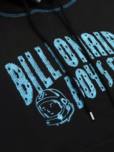 画像3: 【送料無料】BILLIONAIRE BOYS CLUB EMBROIDERED LOGO HOODIE BLACK (3)