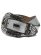 画像1: 【送料無料】B.B.SIMON BROOKLYN SV BB PTN BK CHROME LEATHER BELT (1)