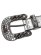 画像3: 【送料無料】B.B.SIMON BROOKLYN SV BB PTN BK CHROME LEATHER BELT (3)