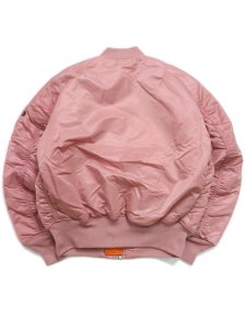 画像2: 【送料無料】ALPHA MA-1 FLIGHT JACKET ROSE (2)