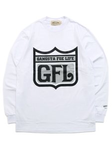 画像1: WEST WEAR GFL LOGO L/S TEE WHITE/BLACK/SILVER (1)