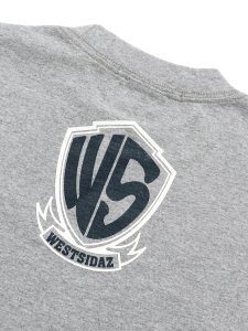 画像4: WEST WEAR WS LOGO L/S TEE GRAY/NAVY/WHITE (4)