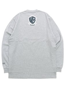 画像2: WEST WEAR WS LOGO L/S TEE GRAY/NAVY/WHITE (2)