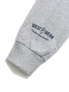画像5: WEST WEAR WS LOGO L/S TEE GRAY/NAVY/WHITE (5)