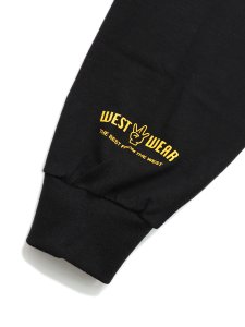 画像5: WEST WEAR ES LOGO L/S TEE BLACK/SILVER/YELLOW (5)