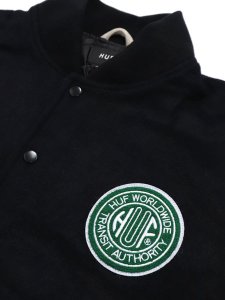 画像3: 【送料無料】HUF GLOBAL TRANSIT VARSITY JACKET (3)