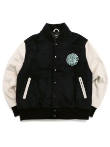 画像2: 【送料無料】HUF GLOBAL TRANSIT VARSITY JACKET (2)