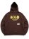 画像1: 【送料無料】ACAPULCO GOLD ACGD SNAP HOODED SWEATSHIRT BROWN (1)