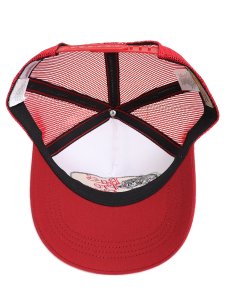 画像5: 【KIDS】BASS PRO SHOPS YOUTH EMB LOGO MESH TRUCKER CAP RED/WH (5)