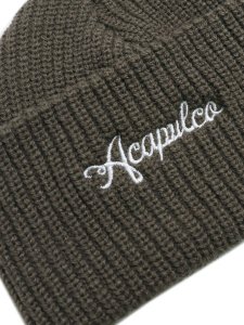 画像3: ACAPULCO GOLD CABLE BEANIE BROWN (3)