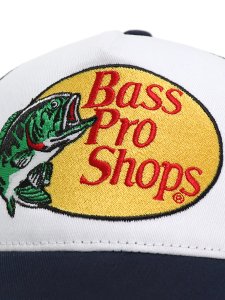 画像6: 【KIDS】BASS PRO SHOPS YOUTH EMB LOGO MESH TRUCKER CAP NAVY/WH (6)
