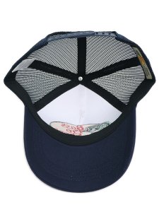 画像5: 【KIDS】BASS PRO SHOPS YOUTH EMB LOGO MESH TRUCKER CAP NAVY/WH (5)
