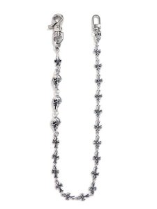 画像1: ADVANCE WALLET CHAIN SILVER 70cm (1)