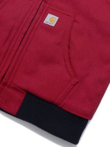 画像3: 【送料無料】【KIDS】CARHARTT KIDS KIDS INF TD CANVAS INS ACTIVE JACKET-JRD (3)