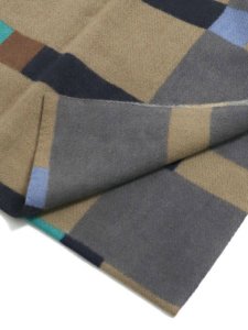 画像4: 【送料無料】sublimeroe PATTERN MERINO STOLE GREY TYP (4)
