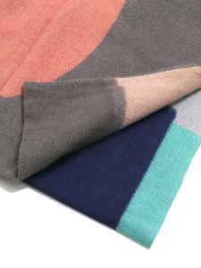 画像4: 【送料無料】sublimeroe PATTERN MERINO STOLE PINK TYP (4)