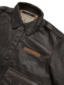 画像3: 【送料無料】AVIREX A-2 FLIGHT JACKET ANTIQUE LAMB BROWN (3)