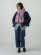 画像5: sublimeroe HAND KNIT LONG MUFFLER LT GREY/PINK (5)