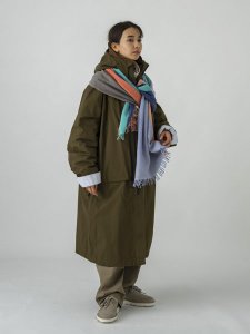 画像5: 【送料無料】sublimeroe PATTERN MERINO STOLE PINK TYP (5)