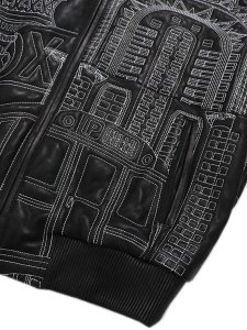 画像4: 【送料無料】PELLE PELLE NYC BORO QUILTED JACKET BLACK/WHITE (4)